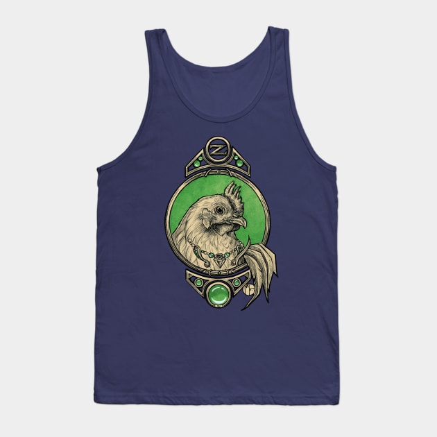 Return to Oz - Chicken Tank Top by Nat Ewert Art